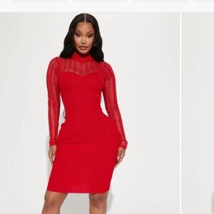20. Sophie Sweater Midi Dress -Red